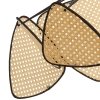 Lampa wisząca trójkąty pleciony rattan beżowa boho industrialna rystykalna nowoczesna minimalistyczna klasyczna NATURA ST-DN1350-10 Step Into Design